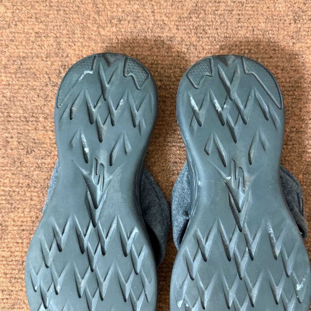 Skechers On-the-GO 600 Goga Mat Thong Sandals Black Grey 140150S Womens 7 - Picture 6 of 16